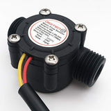 DIGITEN G1/2" Water Flow Sensor with 1.2M(3.9ft) Cable, Hall Effect Flow Meter