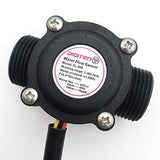 DIGITEN G3/4" Water Flow Sensor with 1.2M(3.9ft) Cable, Hall Effect Flow Meter