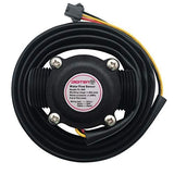 DIGITEN G3/4" Water Flow Sensor with 1.2M(3.9ft) Cable, Hall Effect Flow Meter