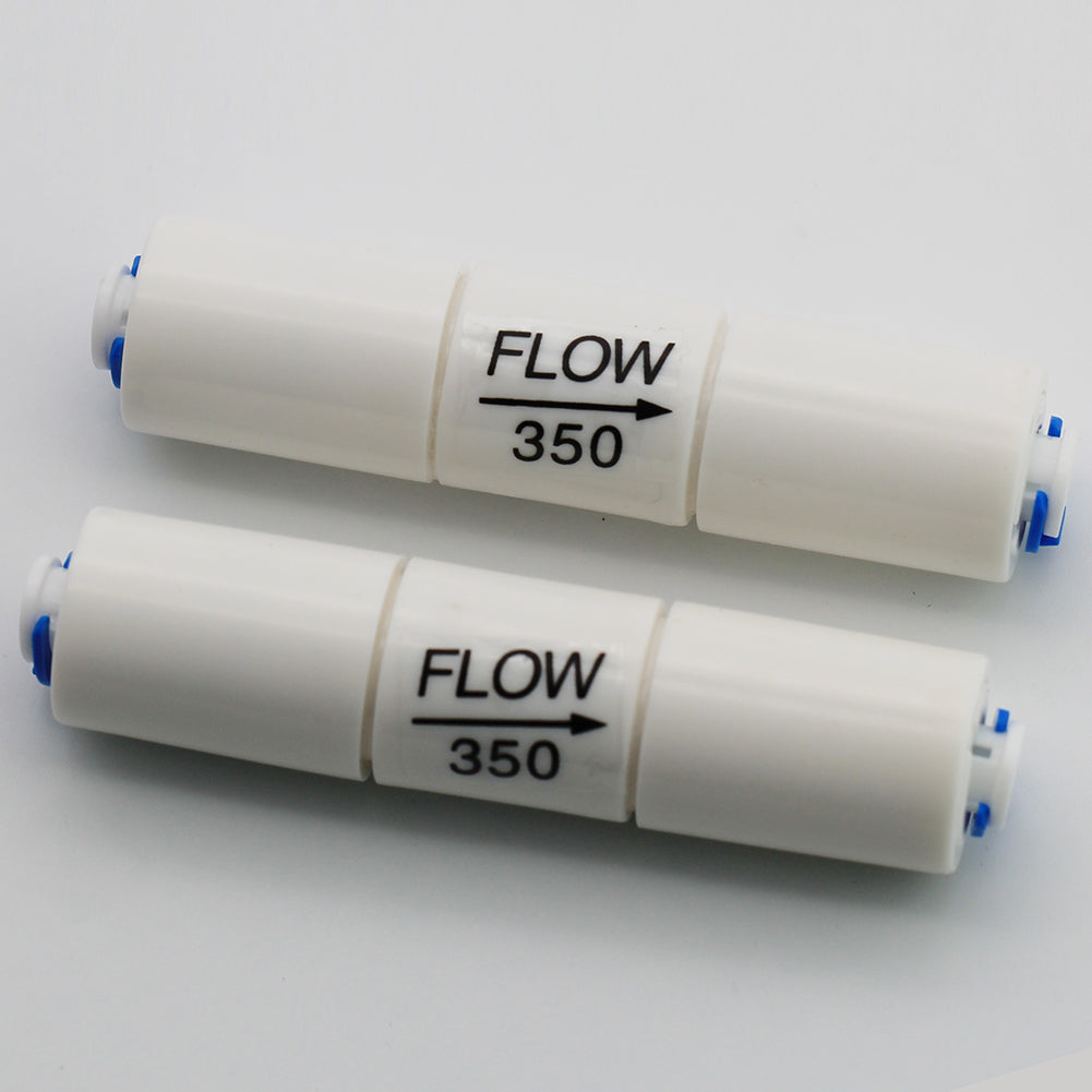 50GPD Flow Restrictor 300CC 1/4\" Quick Connect For RO Reverse Osmosis...