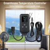 DIGITEN Waterproof Temperature Controller DTC310 Greenhouse Thermostat Outlet Digital Heat Mat Thermostat Controller for Seedlings 10A Outdoor Temp Controller for Reptiles Homebrewing Aquarium