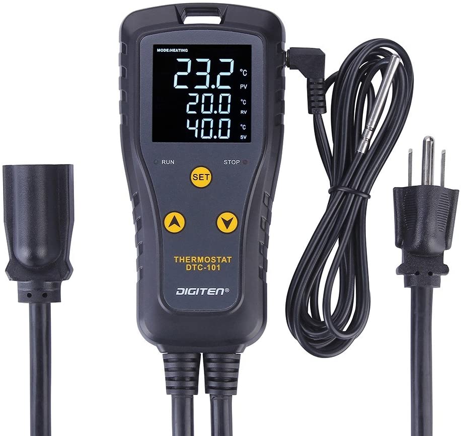 DIGITEN Temperature Controller Day/Night Temperature Controlled Outlet