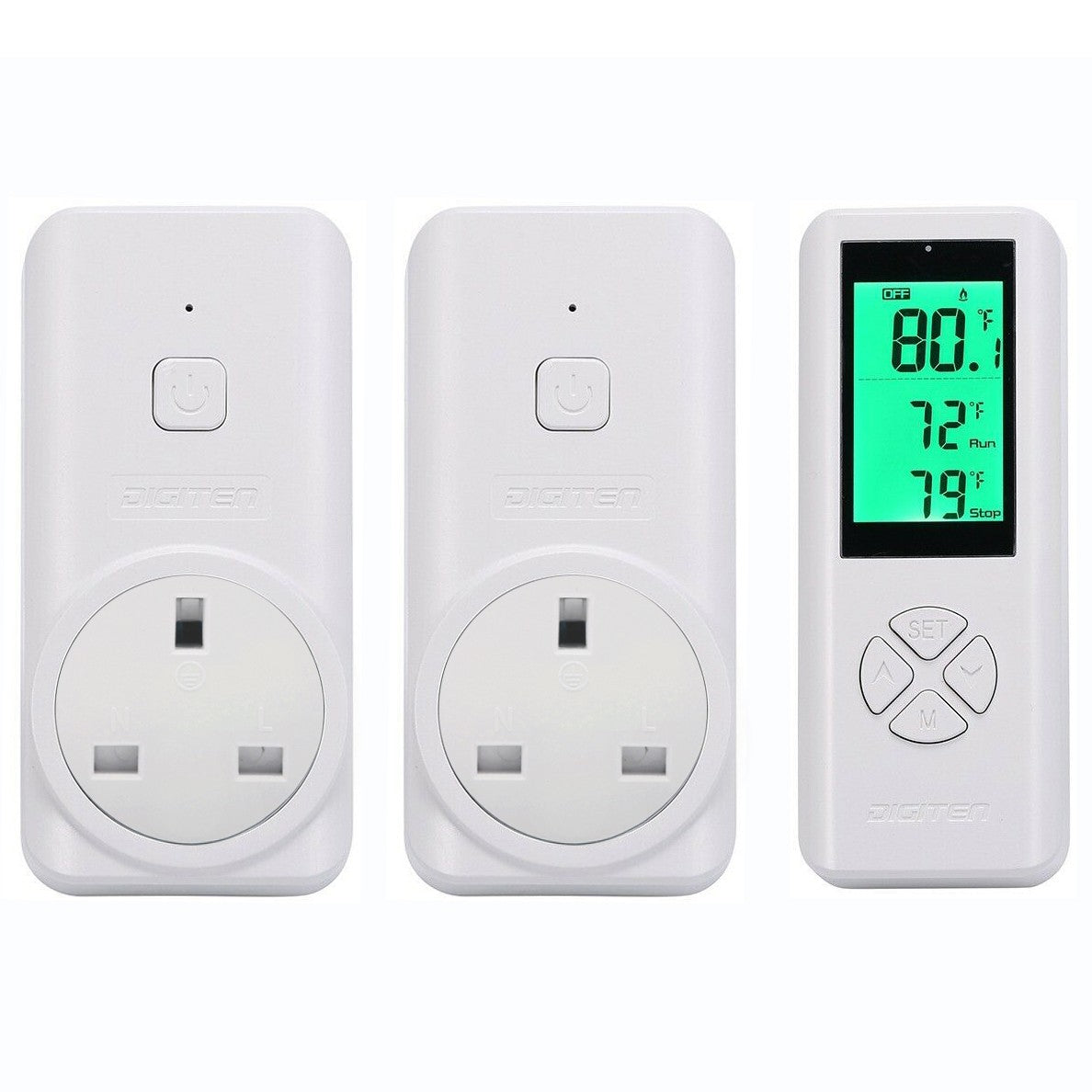 DIGITEN Wireless Thermostat Outlet WTC200 Digital Temperature Controll