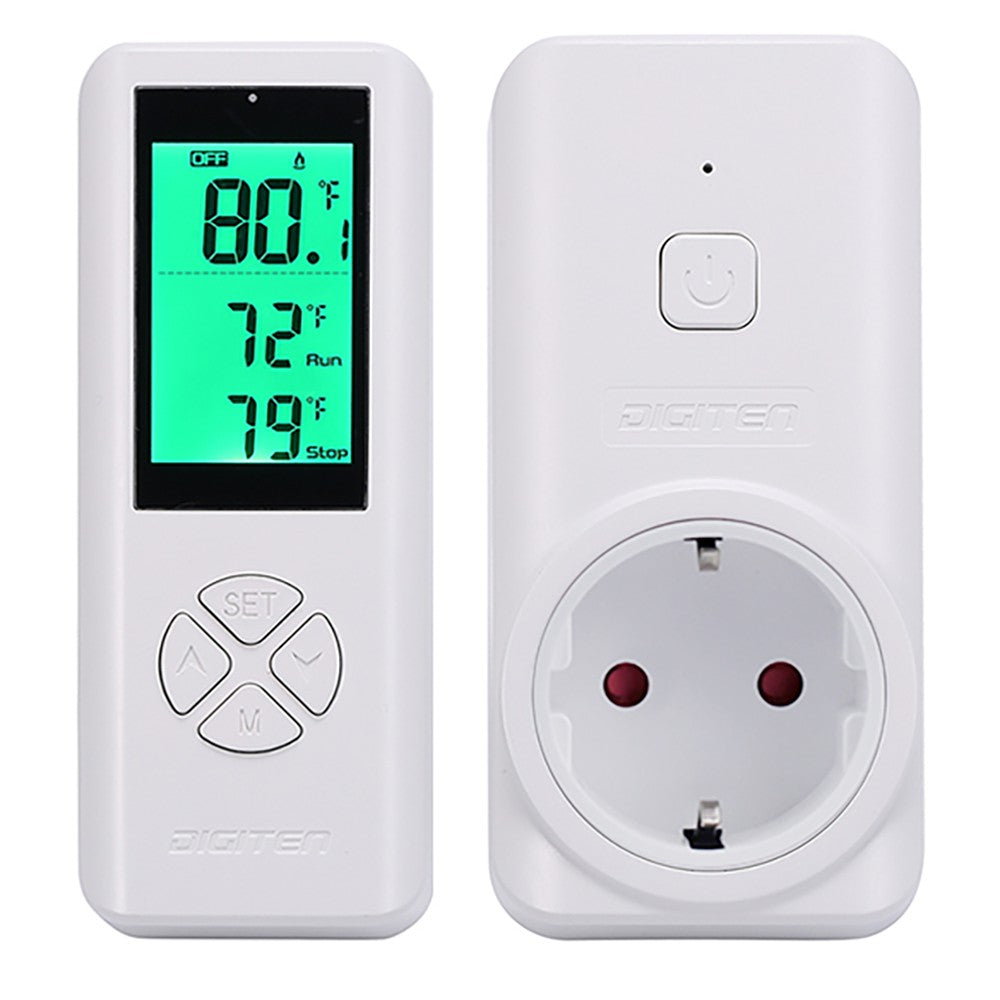 DIGITEN Thermostat Outlet WTC100 Wireless Temperature Controller Plug