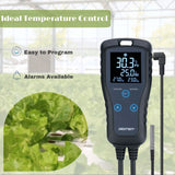 DIGITEN Temperature Controller DTC102 Greenhouse Thermostat 2-Stage Plug-in Thermostat Reptiles Thermostat Outlet Homebrewing Thermostat Controller Digital Temperature Contrller for Seedlings