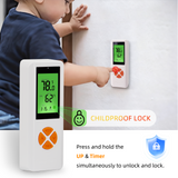 DIGITEN WTC401 Fireplace Thermostat Remote Control Kit, for Millivolt Gas Valve & Electronic Ignition Systems, 65ft Range, LCD Display, ON/AUTO/Off Modes, Timer & Child Lock Function