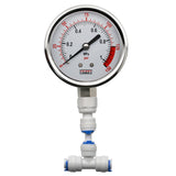 DIGITEN Water Pressure Gauge Meter 0-1.0MPa 0-150psi 3/8" for Reverse Osmosis System Pump