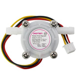 DIGITEN 0.3-6L/min G1/4" Water Coffee Flow Hall Sensor Switch Meter Flowmeter Counter Connect Hose