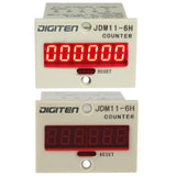 DIGITEN 0-999999 12-24VDC Digital LED Counter +PhotoElectric Switch Sensor +Reflector Automatic Conveyor Belting