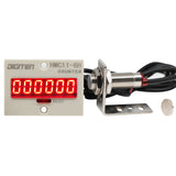 DIGITEN 12V-24V 6-Digit 0-999999 LED Display Digital UP Counter+Hall NPN Proximity Sensor Switch+Holder