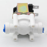 DIGITEN DC 12V 1/4" Inlet Feed Water Solenoid Valve Quick Connect N/C normally Closed