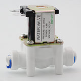 DIGITEN DC 12V 1/4" Inlet Feed Water Solenoid Valve Quick Connect N/C normally Closed