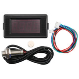 DIGITEN DC 12V 4 Digital Red LED Counter Meter Up Down+Hall Proximity Switch Sensor NPN