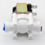 DIGITEN DC 12V 1/4" Inlet Feed Water Solenoid Valve Quick Connect N/C normally Closed no Water Pressure