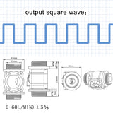 DIGITEN G1" Water Flow Hall Effect Sensor Switch Flow Meter 1-60L/min