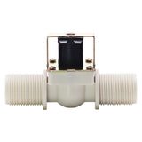 DIGITEN Water Flow Control LCD Display+G1"Flow Sensor Meter+G1"Solenoid Valve+12V power