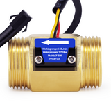 DIGITEN G1" Male Thread Water Flow Hall Sensor Switch Flowmeter Counter 2-50L/min