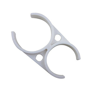 DIGITEN Big/Small Double Clip Clamp 2.0"x 2.5" Bracket Reverse Osmosis RO Housing (Pack of 3)