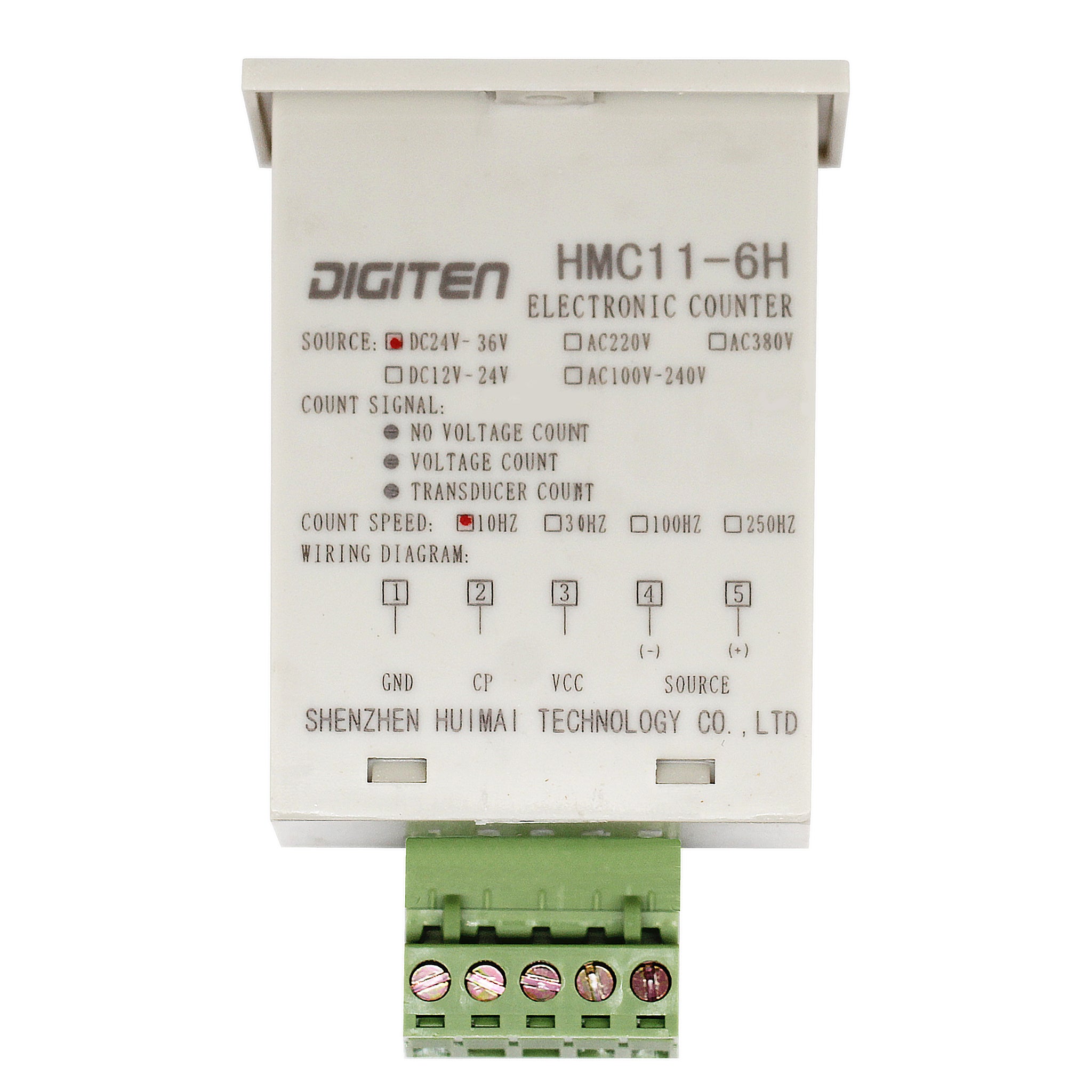 RS Pro Counter Counter, 6 digit, 20Khz, 24 V, 8086636