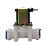 DIGITEN 24V 3/8" Inlet Feed Water Solenoid Valve Quick Connect for RO Reverse Osmosis Normally Closed