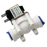 DIGITEN 24V 3/8" Inlet Feed Water Solenoid Valve Quick Connect for RO Reverse Osmosis Normally Closed