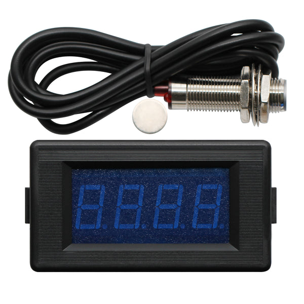Hall Sensor DIGITEN 4-Digit LED Counter With - DC 12V Red Display Up ...