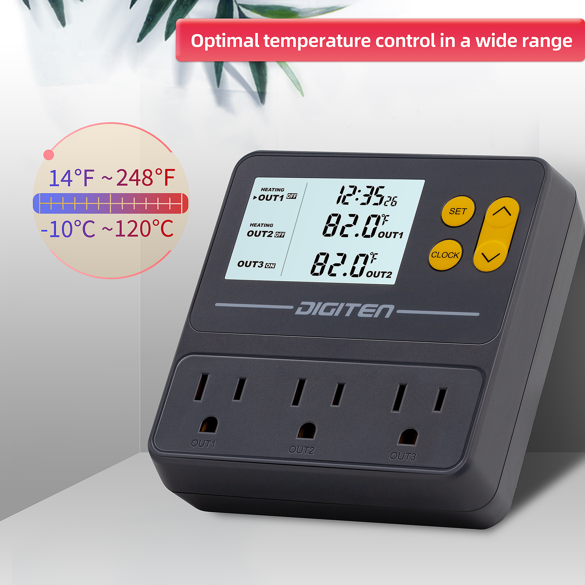 Temperature Controller Digital Thermostat Reptiles Temp Contro Temperature Controller Digital Thermostat Reptiles Temp Contro