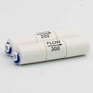 DIGITEN 50GPD Flow Restrictor 300CC 1/4" Quick Connect for RO Reverse Osmosis (pack of 2)