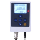 DIGITEN Water Flow Control LCD Display+G1"Flow Sensor Meter+G1"Solenoid Valve+12V power