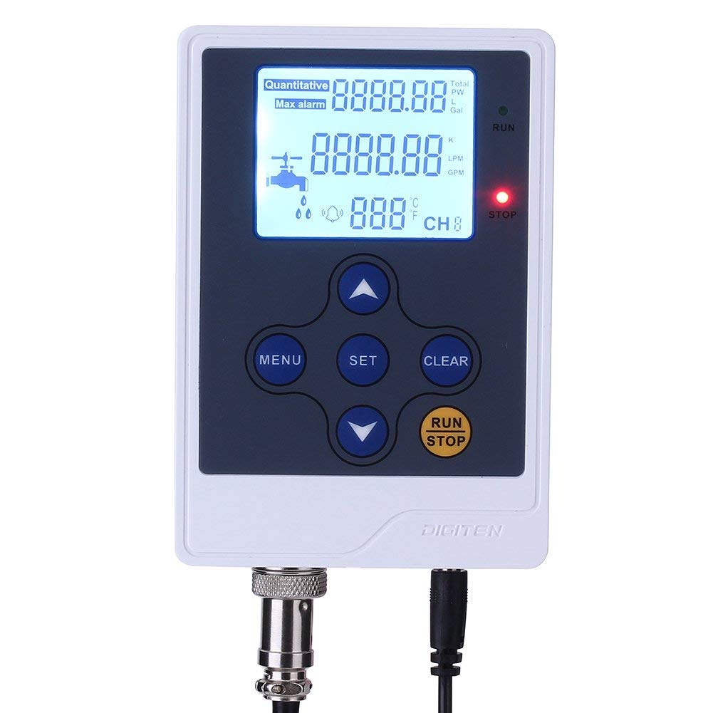 DIGITEN Water Flow Control LCD Display Controller+G3/4