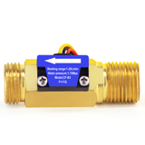 DIGITEN G1/2"Male Thread Water Flow Hall Sensor Switch Flowmeter Counter 1-25L/min