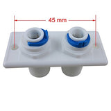 DIGITEN 1/4" Quick Connect Fittings Bulkhead Connector Tube for RO Reverse Osmosis
