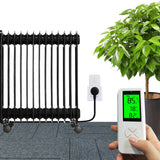 DIGITEN WTC100 Wireless Programmable Thermostat Plug-in Temperature Controller Outlet Remote Control Built in Temp Sensor Thermometer Heating Cooling Mode for Fan Heater Greenhouse Home Brew Reptile(UK Plug)