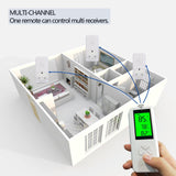 DIGITEN Thermostat Outlet WTC100 Wireless Temperature Controller Plug-in Temperature Controller Greenhouse Thermostat for Heater Cooling Heating Mode Thermostat Controlled Switch (EU Plug)