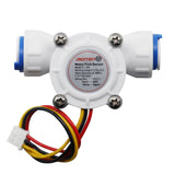 DIGITEN G3/8" Quick Connect Water Flow Sensor Switch Flowmeter Counter 0.3-10L/min