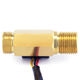 DIGITEN G1/2"Male Thread Water Flow Hall Sensor Switch Flowmeter Counter 1-25L/min