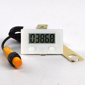 DIGITEN LCD Digital 0-99999 Counter 5 Digit Plus UP Gauge + Proximity Switch Sensor with Magnetic