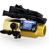 DIGITEN G1/2"Thread Water Flow Hall Sensor Switch Flowmeter Counter with Temperature Sensor Female and Male Thread 1-25L/min