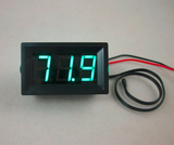 12V Green LED Digital Thermometer -50~220F Fahrenheit Temperature+Probe