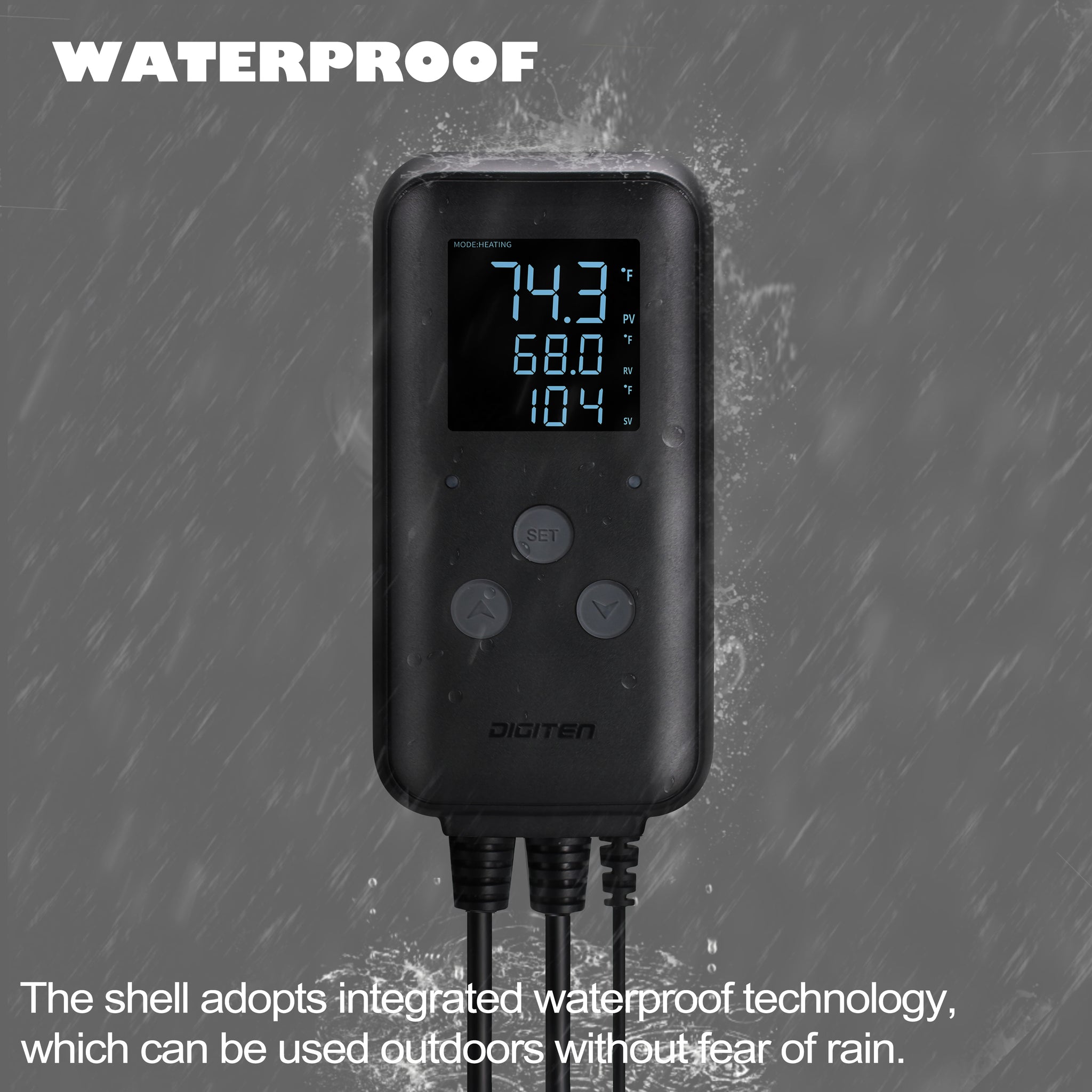 JDDT1 Adjustable Digital Thermostat (Wired) from ACF Greenhouses
