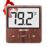 DIGITEN Fish Tank Thermometer Digital Aquarium Thermometer with Large LCD Display Stick On Terrarium Coral Tanks Temperature Sensor Gauge for Reptiles Turtle Lizard Amphibians