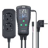 DIGITEN Temperature and Humidity Controller DHTC-1011 Pre-Wired Dual Stage Outlet Digital Thermostat Humidistat for Reptile Terrarium Mushroom Greenhouse Home Brew Fermentation