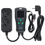 DIGITEN Temperature and Humidity Controller DHTC-1011 Pre-Wired Dual Stage Outlet Digital Thermostat Humidistat for Reptile Terrarium Mushroom Greenhouse Home Brew Fermentation