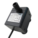 DIGITEN 52 GPH (200L/H, 3.5W) Submersible Water Pump, DC 12V Ultra Quiet Fountain Pump, 4.9ft High Lift Mini Brushless Pump with 1.4m (4.59ft) Power Cord for Fish Tank, Pond, Aquarium Auto Top Off