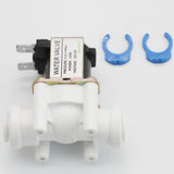 DIGITEN 12V 3/8" Inlet Feed Water Solenoid Valve Quick Connect for RO Reverse Osmosis Normally Closed