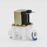 DIGITEN 12V 3/8" Inlet Feed Water Solenoid Valve Quick Connect for RO Reverse Osmosis Normally Closed