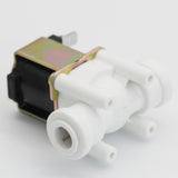 DIGITEN 12V 3/8" Inlet Feed Water Solenoid Valve Quick Connect for RO Reverse Osmosis Normally Closed