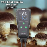 DIGITEN Temperature and Humidity Controller DHTC-1011 Pre-Wired Dual Stage Outlet Digital Thermostat Humidistat for Reptile Terrarium Mushroom Greenhouse Home Brew Fermentation