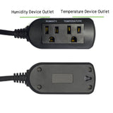 DIGITEN Temperature and Humidity Controller DHTC-1011 Pre-Wired Dual Stage Outlet Digital Thermostat Humidistat for Reptile Terrarium Mushroom Greenhouse Home Brew Fermentation