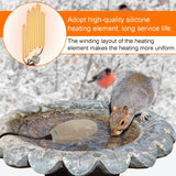 DIGITEN Birdbath Deicer Bird Bath Heater for Outdoors in Winter Birdbaths Deicer with Thermostatically Controlled Chicken Water Heater 60W Immersion Deicer for Garden Patio Yard and Lawn